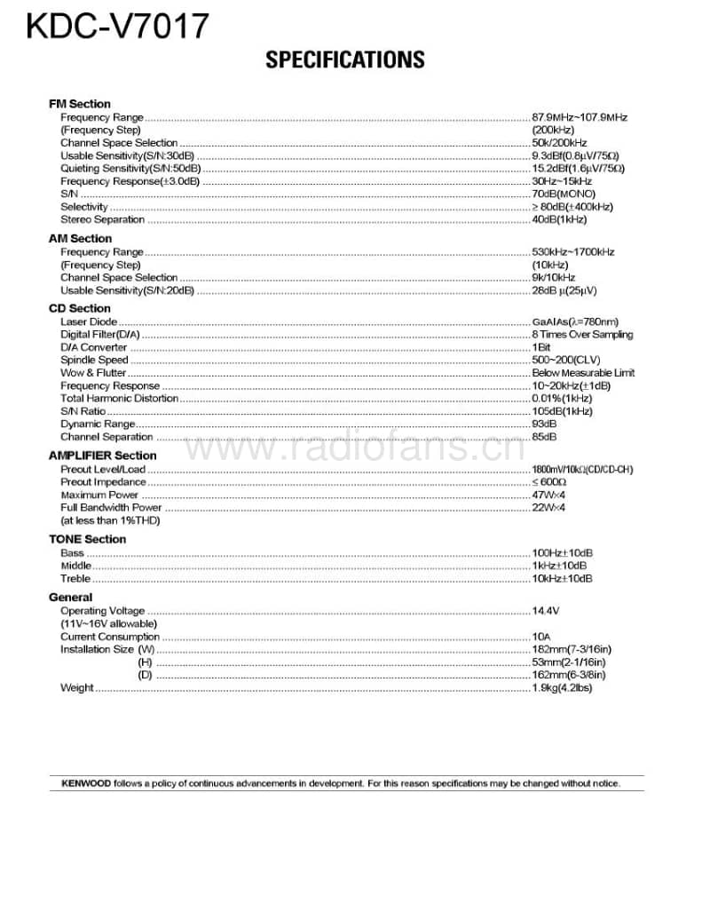 Kenwood-KD-CV-7017-Service-Manual电路原理图.pdf_第2页