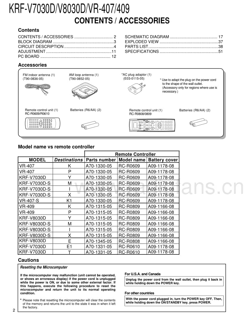 Kenwood-VR-407-Service-Manual电路原理图.pdf_第2页