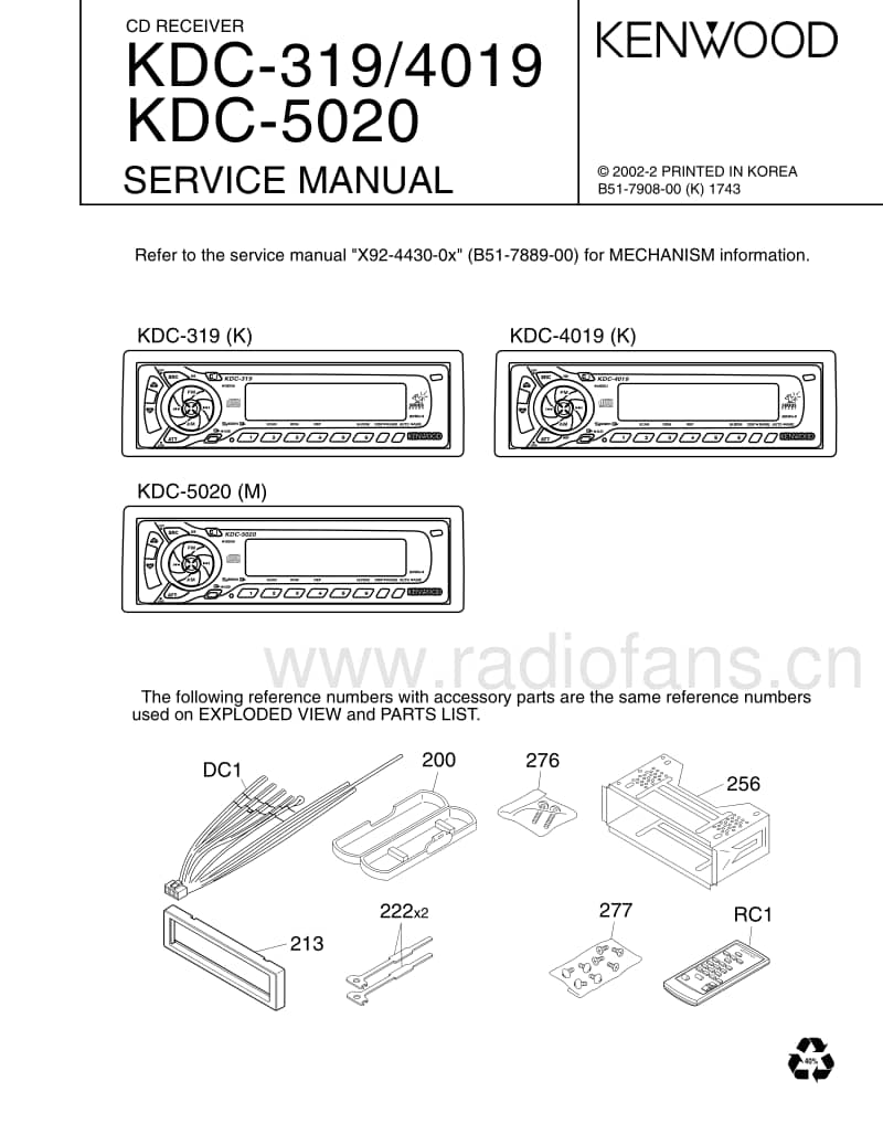 Kenwood-KDC-319-Service-Manual电路原理图.pdf_第1页