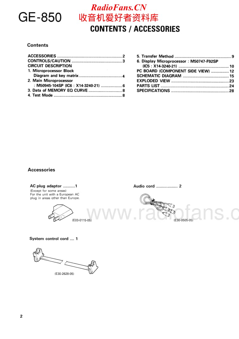 Kenwood-GE-850-Service-Manual电路原理图.pdf_第2页