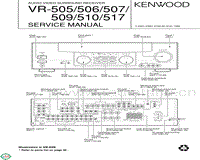 Kenwood-VR-507-Service-Manual电路原理图.pdf