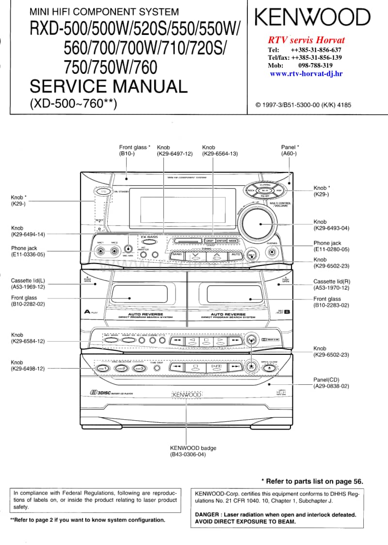 Kenwood-RXD-720-S-Service-Manual电路原理图.pdf_第1页