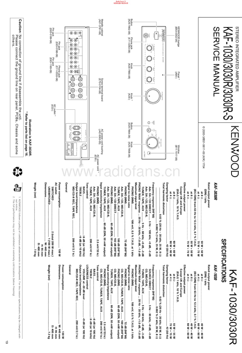 Kenwood-KAF-3030-RS-Service-Manual-2电路原理图.pdf_第1页