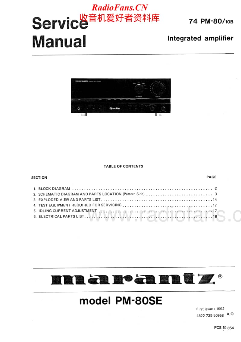 Marantz-PM-80-SE-Service-Manual电路原理图.pdf_第1页