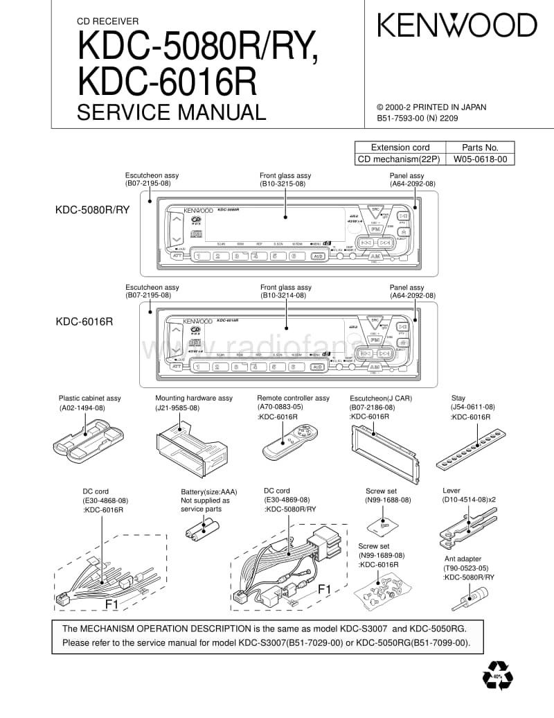 Kenwood-KDC-5080-RY-Service-Manual电路原理图.pdf_第1页