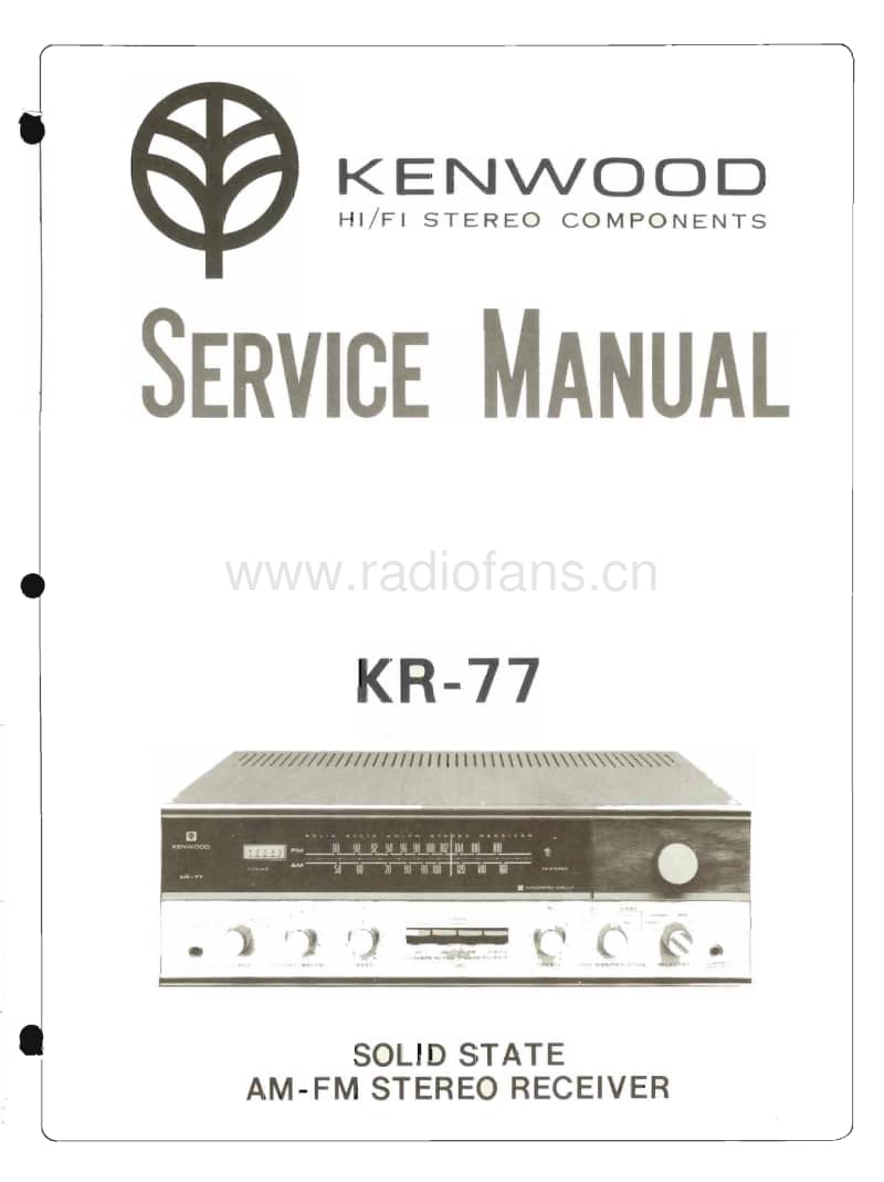 Kenwood-KR-77-Service-Manual电路原理图.pdf_第1页