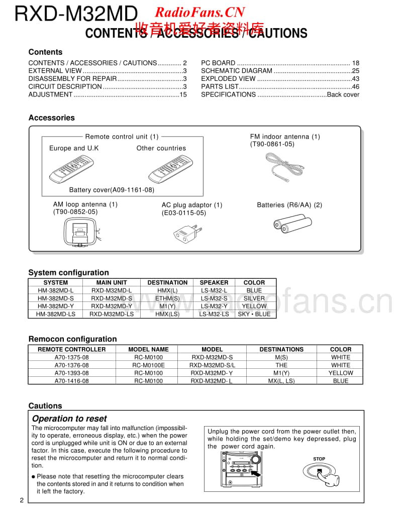 Kenwood-HM-382-MD-Service-Manual电路原理图.pdf_第2页