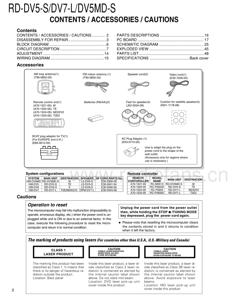 Kenwood-RDDV-5-S-Service-Manual电路原理图.pdf_第2页