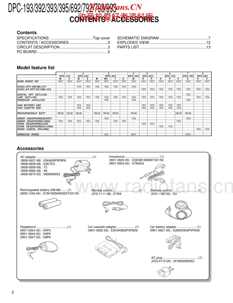 Kenwood-DPC-193-Service-Manual电路原理图.pdf_第2页