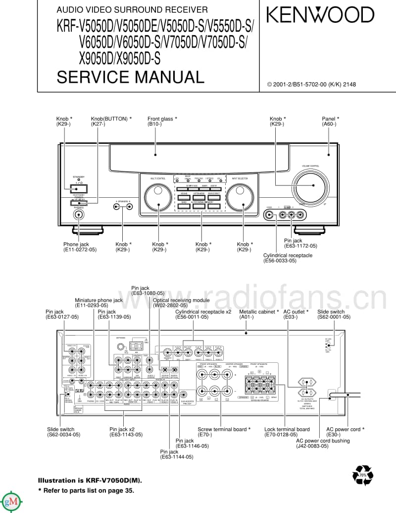 Kenwood-KRFV-6050-Service-Manual电路原理图.pdf_第1页