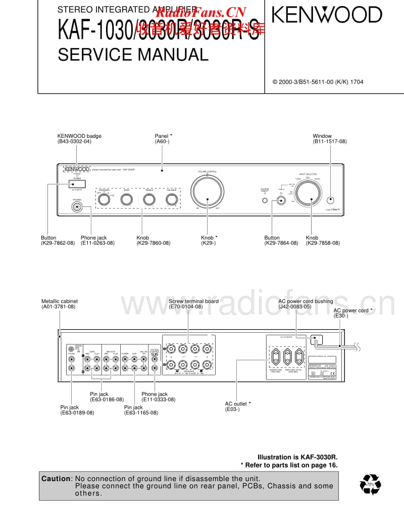 Kenwood-KAF-3030-RS-Service-Manual(1)电路原理图.pdf_第1页