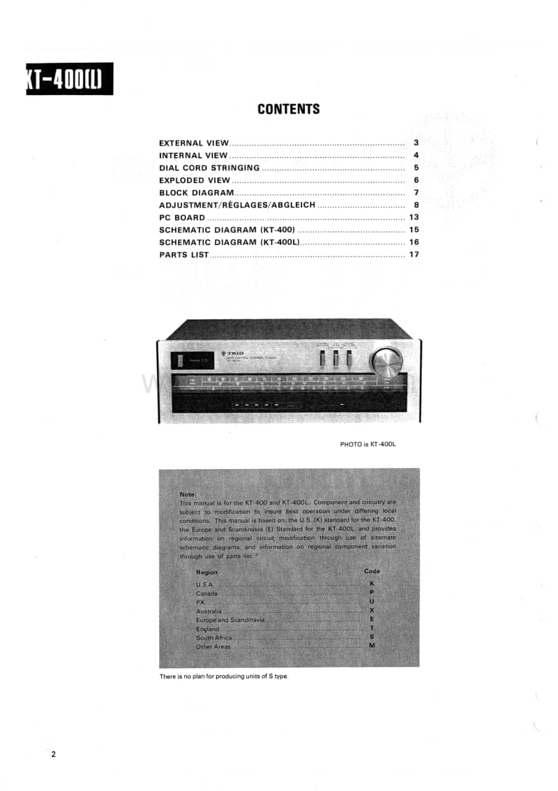 Kenwood-KT-400-400L-Service-Manual(1)电路原理图.pdf_第2页