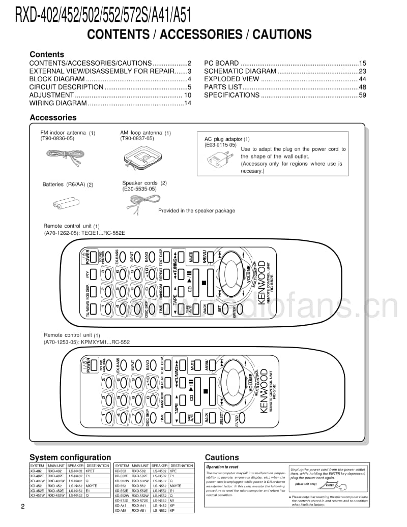 Kenwood-RXD-402-Service-Manual电路原理图.pdf_第2页