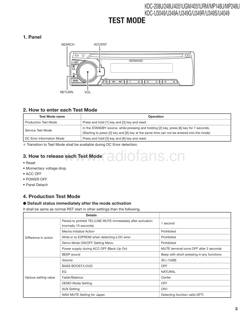 Kenwood-KD-CU-349-A-Service-Manual电路原理图.pdf_第3页