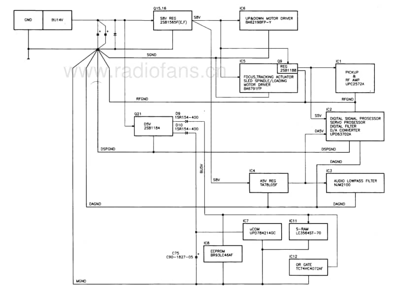 Kenwood-KDCC-661-Schematic电路原理图.pdf_第2页