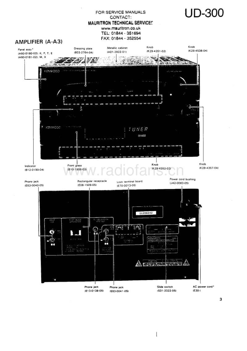 Kenwood-AA-3-Service-Manual电路原理图.pdf_第3页