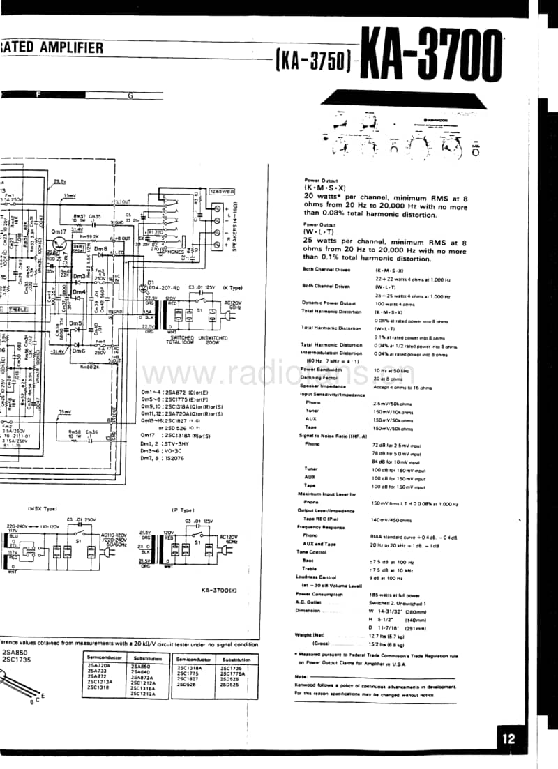 Kenwood-KA-3700-Service-Manual电路原理图.pdf_第3页