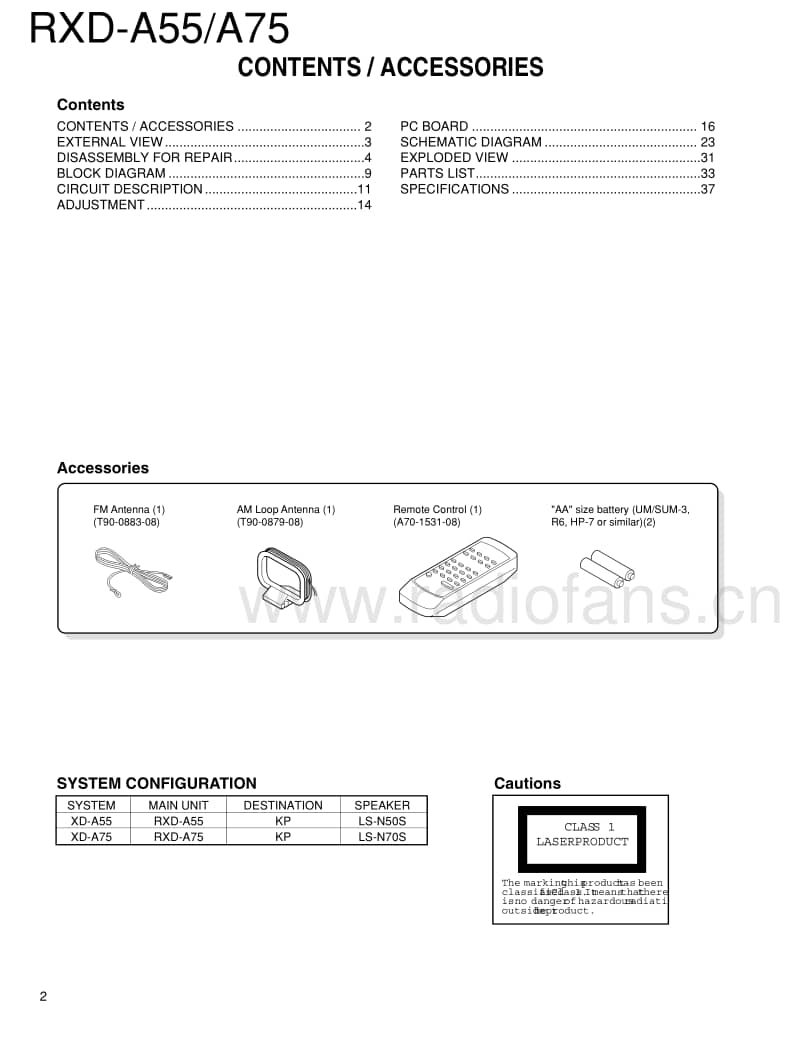 Kenwood-RXDA-77-Service-Manual电路原理图.pdf_第2页