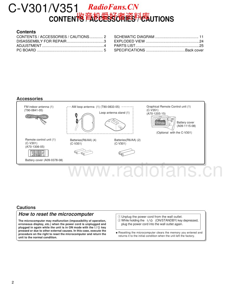 Kenwood-CV-351-HU-Service-Manual电路原理图.pdf_第2页