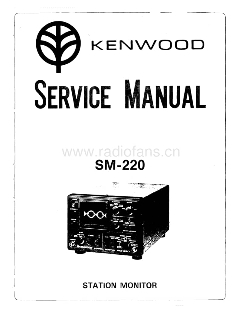 Kenwood-SM-220-Service-Manual电路原理图.pdf_第1页