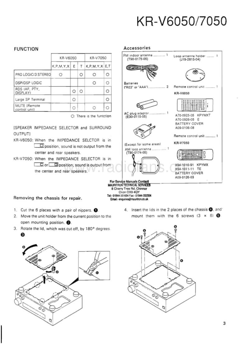 Kenwood-KRV-6050-Service-Manual电路原理图.pdf_第3页