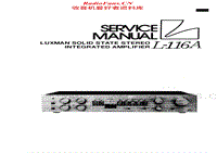 Luxman-L-116-A-Service-Manual电路原理图.pdf