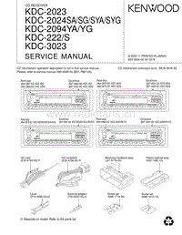 Kenwood-KDC-2024-Service-Manual电路原理图.pdf