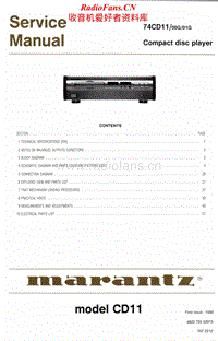 Marantz-CD-11-Service-Manual电路原理图.pdf