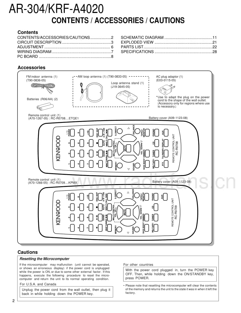 Kenwood-KRFA-4020-E-Service-Manual电路原理图.pdf_第2页