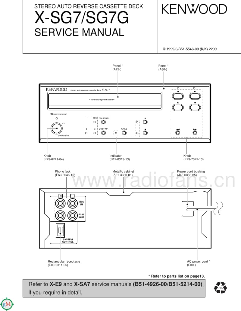 Kenwood-XSG-7-G-Service-Manual电路原理图.pdf_第1页