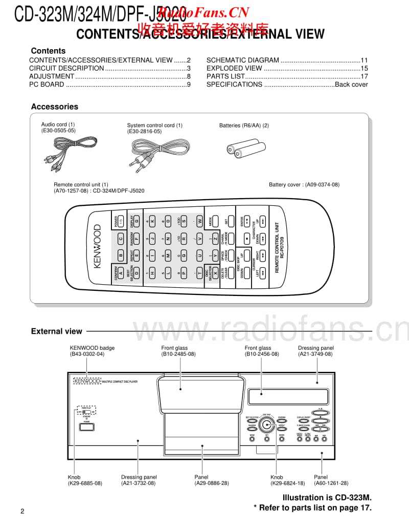 Kenwood-CD-323-M-Service-Manual电路原理图.pdf_第2页