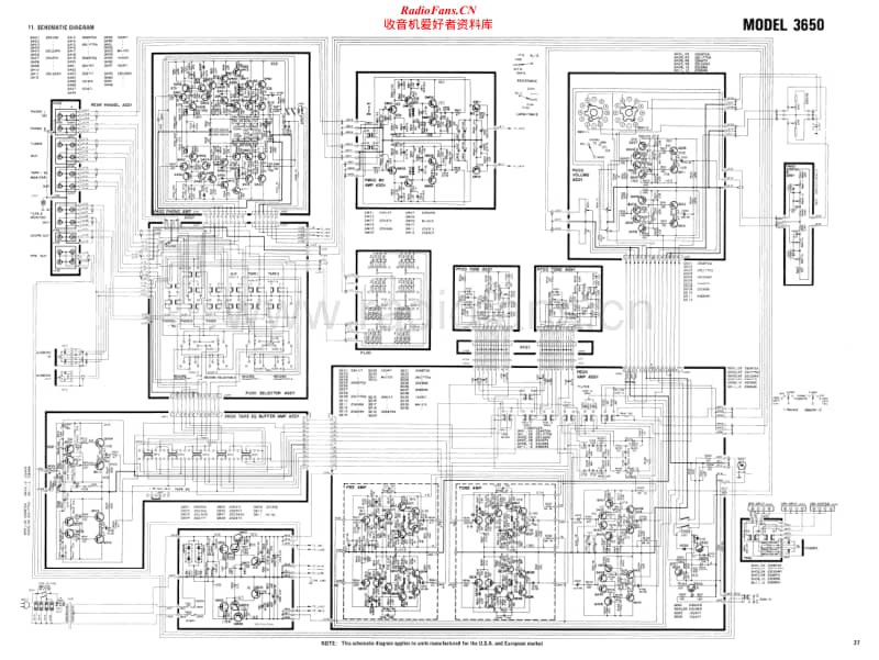 Marantz-3650-Schematic电路原理图.pdf_第1页