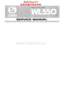 Luxman-WL-550-Service-Manual电路原理图.pdf