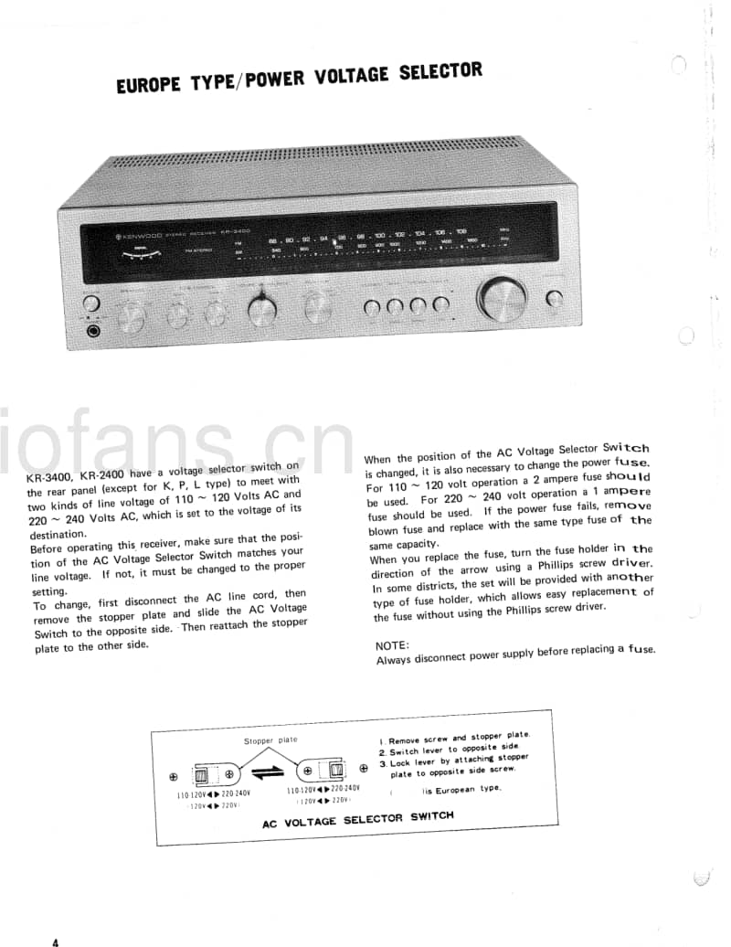 Kenwood-KR-2400-Service-Manual电路原理图.pdf_第2页