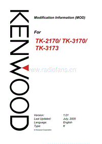 Kenwood-TK-3170-Service-Manual电路原理图.pdf