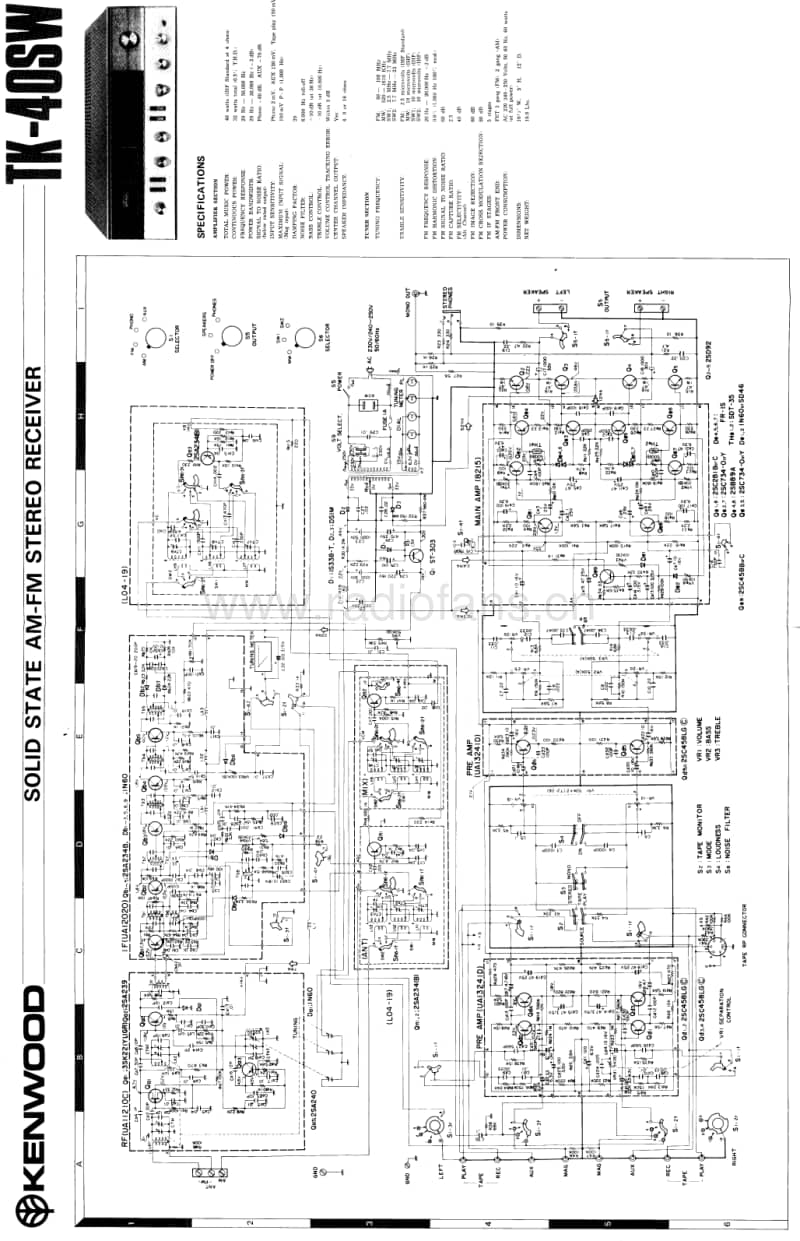 Kenwood-TK-40-SW-Schematic电路原理图.pdf_第1页