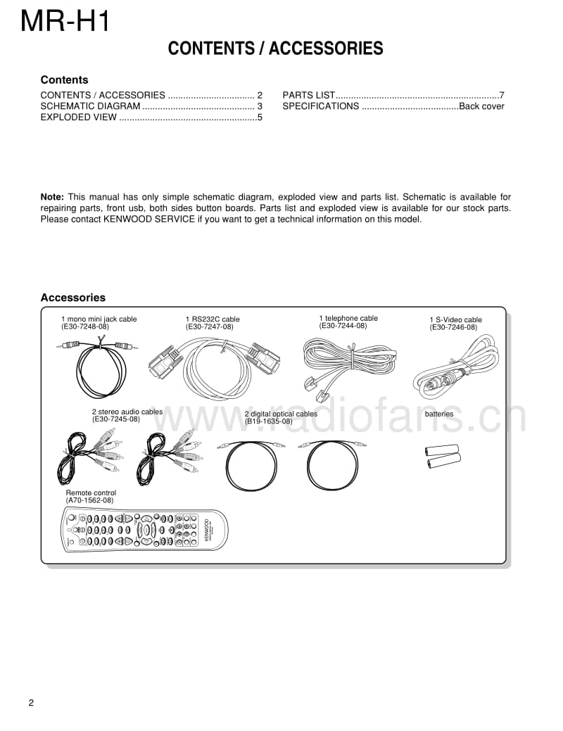 Kenwood-MRH-1-Service-Manual电路原理图.pdf_第2页