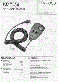 Kenwood-SMC-34-Service-Manual电路原理图.pdf