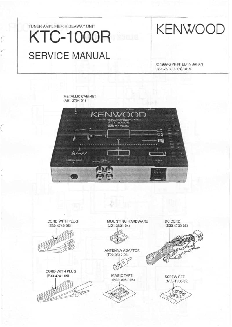 Kenwood-KTC-1000-R-Service-Manual电路原理图.pdf_第1页