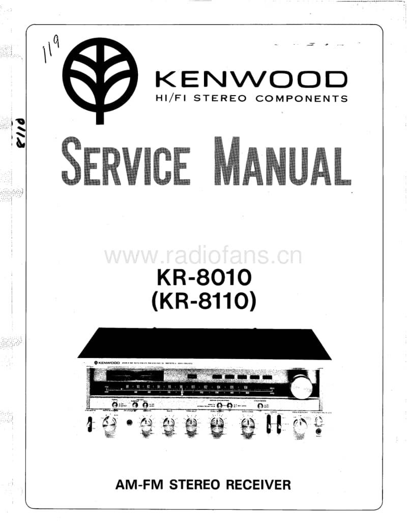 Kenwood-KR-8010-8110-Service-Manual电路原理图.pdf_第1页