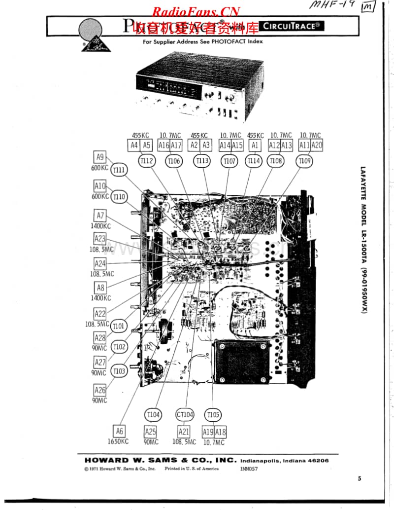 Lafayette-LR-1500-TA-Service-Manual电路原理图.pdf_第1页