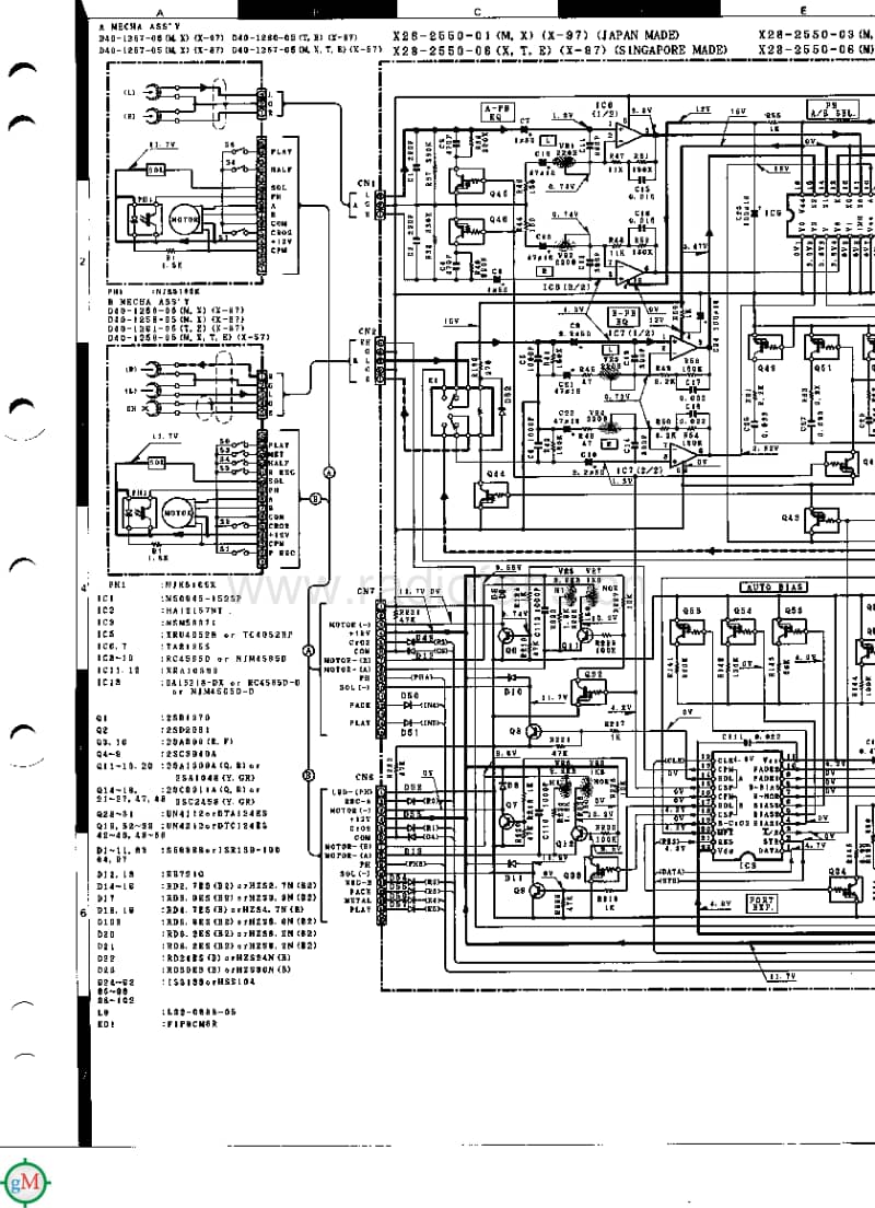 Kenwood-X-87-Schematic电路原理图.pdf_第1页