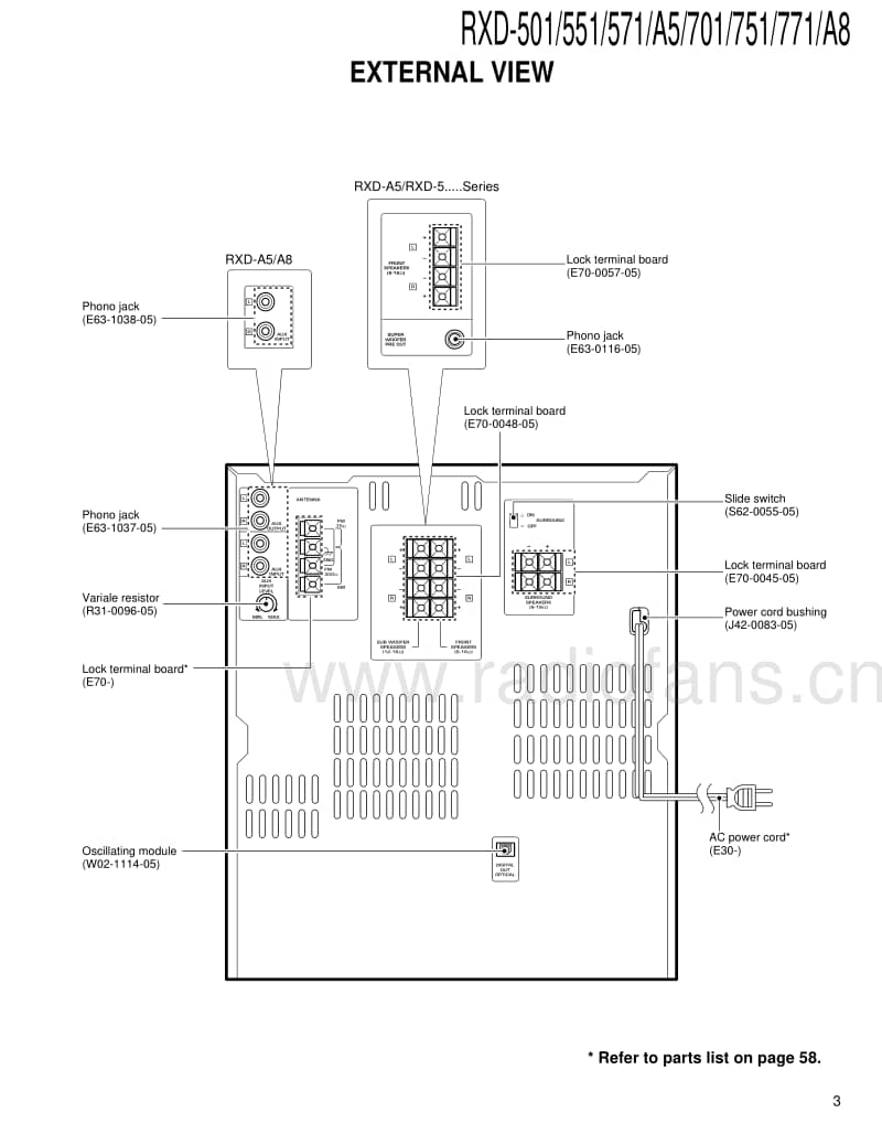 Kenwood-RXD-701-E-Service-Manual电路原理图.pdf_第3页