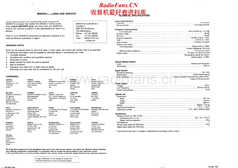 Marantz-CD-10-Service-Manual电路原理图.pdf_第2页