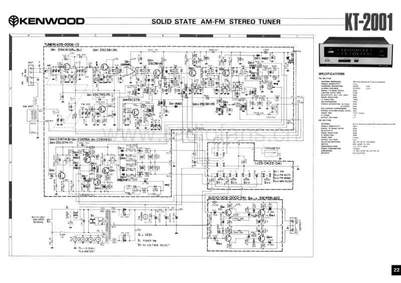 Kenwood-KT-2001-Schematic-2电路原理图.pdf_第1页