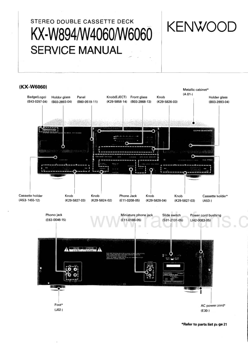 Kenwood-KXW-894-Service-Manual电路原理图.pdf_第1页