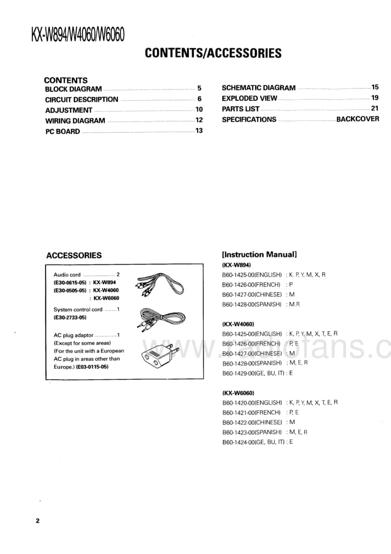 Kenwood-KXW-894-Service-Manual电路原理图.pdf_第2页