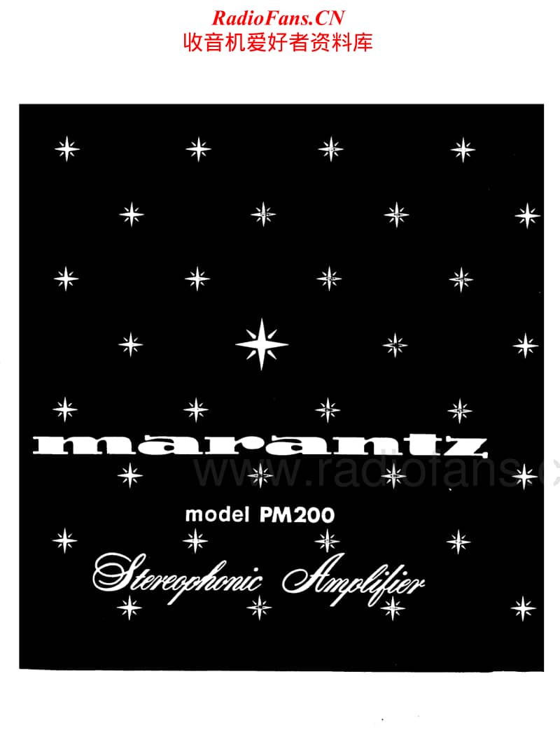 Marantz-PM-200-Service-Manual电路原理图.pdf_第1页