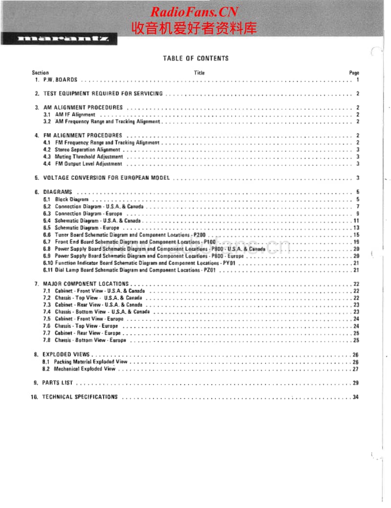 Marantz-2100-Service-Manual电路原理图.pdf_第2页