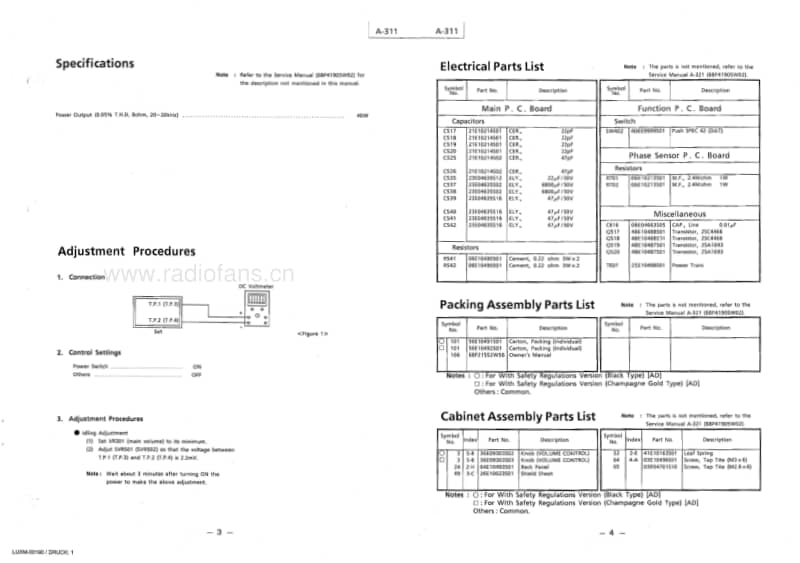 Luxman-A-311-Service-Manual电路原理图.pdf_第3页